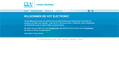 Desktop Screenshot of hot-electronic.de